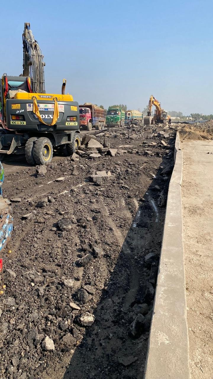 Road Excavation Site